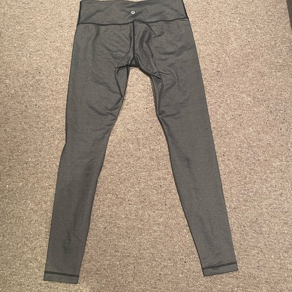 lululemon athletica Pants - Lululemon full length gray leggings